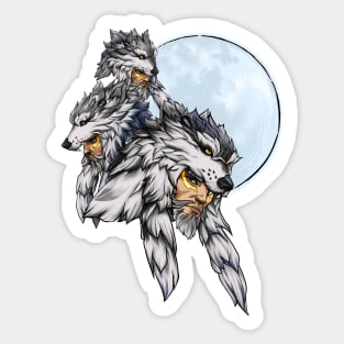 Three Wolf Moon - Hanzo Sticker